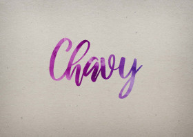 Chavy Watercolor Name DP