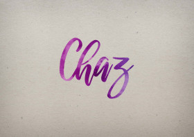 Chaz Watercolor Name DP