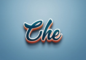 Cursive Name DP: Che