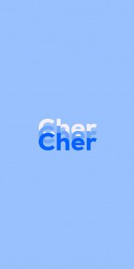 Name DP: Cher