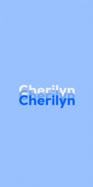 Name DP: Cherilyn