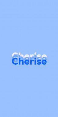 Name DP: Cherise