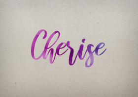 Cherise Watercolor Name DP