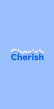 Name DP: Cherish