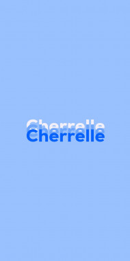 Name DP: Cherrelle