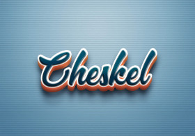 Cursive Name DP: Cheskel
