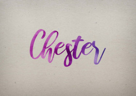Chester Watercolor Name DP