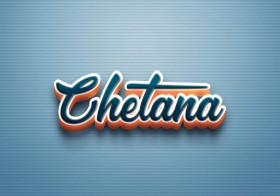 Cursive Name DP: Chetana