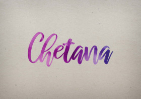 Chetana Watercolor Name DP