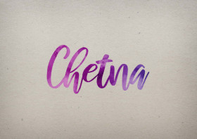 Chetna Watercolor Name DP