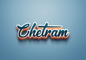 Cursive Name DP: Chetram