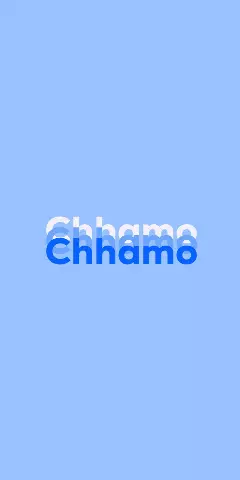 Name DP: Chhamo