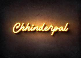 Glow Name Profile Picture for Chhinderpal