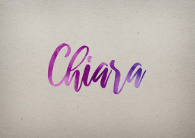 Chiara Watercolor Name DP