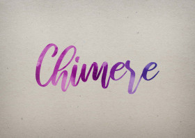 Chimere Watercolor Name DP