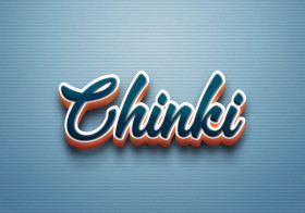 Cursive Name DP: Chinki
