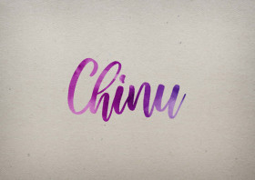 Chinu Watercolor Name DP