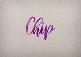 Chip Watercolor Name DP