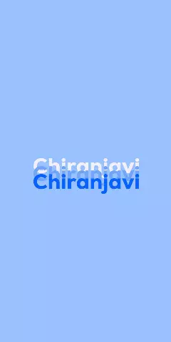 Name DP: Chiranjavi