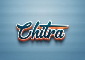 Cursive Name DP: Chitra