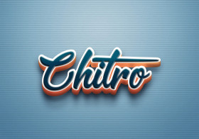 Cursive Name DP: Chitro