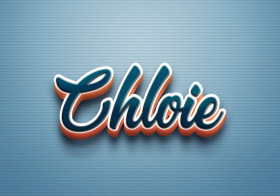 Cursive Name DP: Chloie
