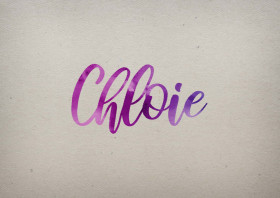 Chloie Watercolor Name DP