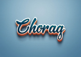 Cursive Name DP: Chorag
