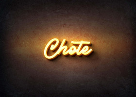 Glow Name Profile Picture for Chote