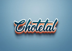 Cursive Name DP: Chotelal