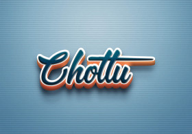 Cursive Name DP: Chottu