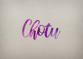 Chotu Watercolor Name DP