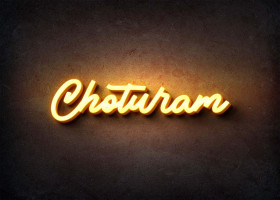 Glow Name Profile Picture for Choturam