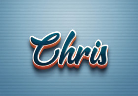 Cursive Name DP: Chris