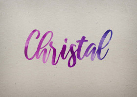 Christal Watercolor Name DP