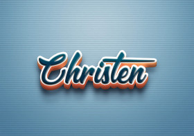 Cursive Name DP: Christen