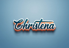 Cursive Name DP: Christena