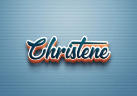 Cursive Name DP: Christene