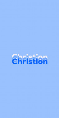 Name DP: Christion