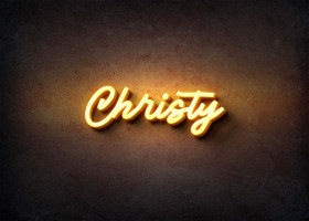 Glow Name Profile Picture for Christy