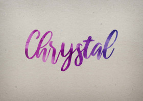 Chrystal Watercolor Name DP