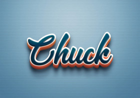 Cursive Name DP: Chuck