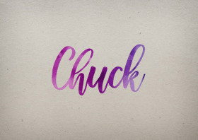 Chuck Watercolor Name DP