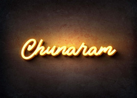 Glow Name Profile Picture for Chunaram