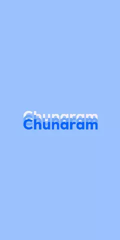 Name DP: Chunaram