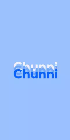Name DP: Chunni