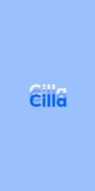 Name DP: Cilla