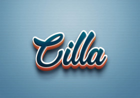 Cursive Name DP: Cilla