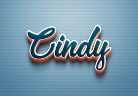 Cursive Name DP: Cindy