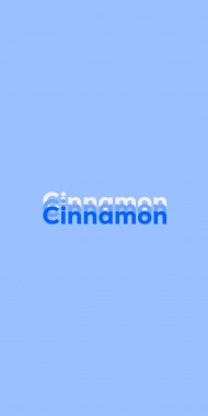 Name DP: Cinnamon